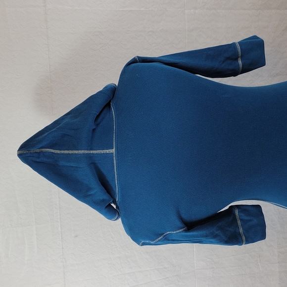 Tee Shop ShortSleeve Hoodie Size Medium Blue - Picture 5 of 8